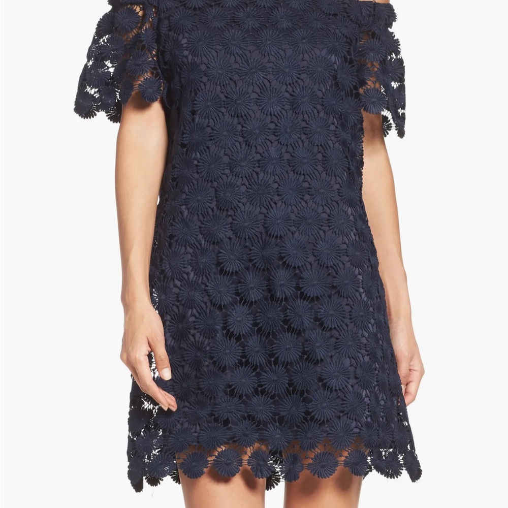 Trina Turk Navy Daisy Dress